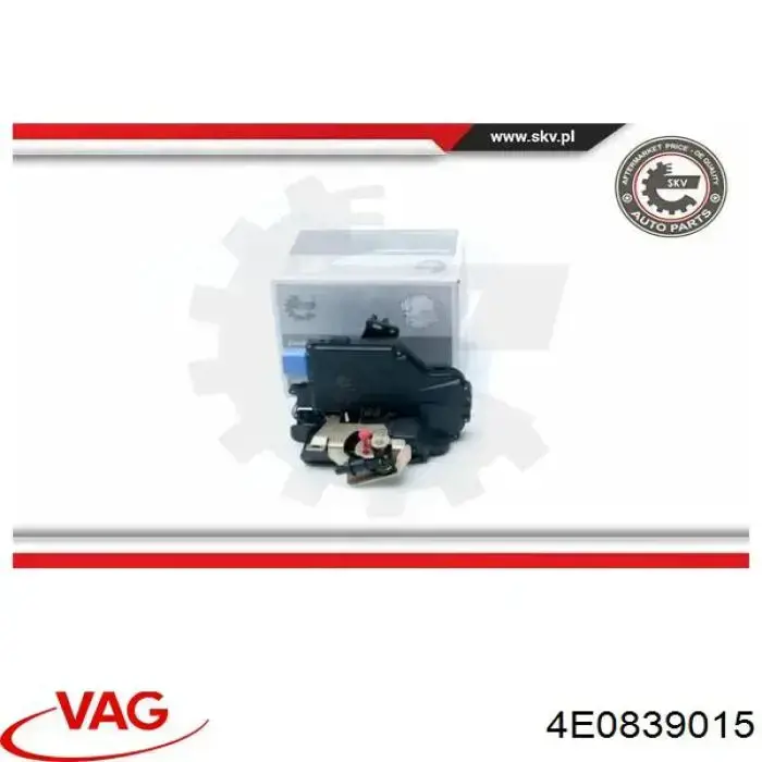 4E0839015 VAG Fecho da porta traseira esquerda
