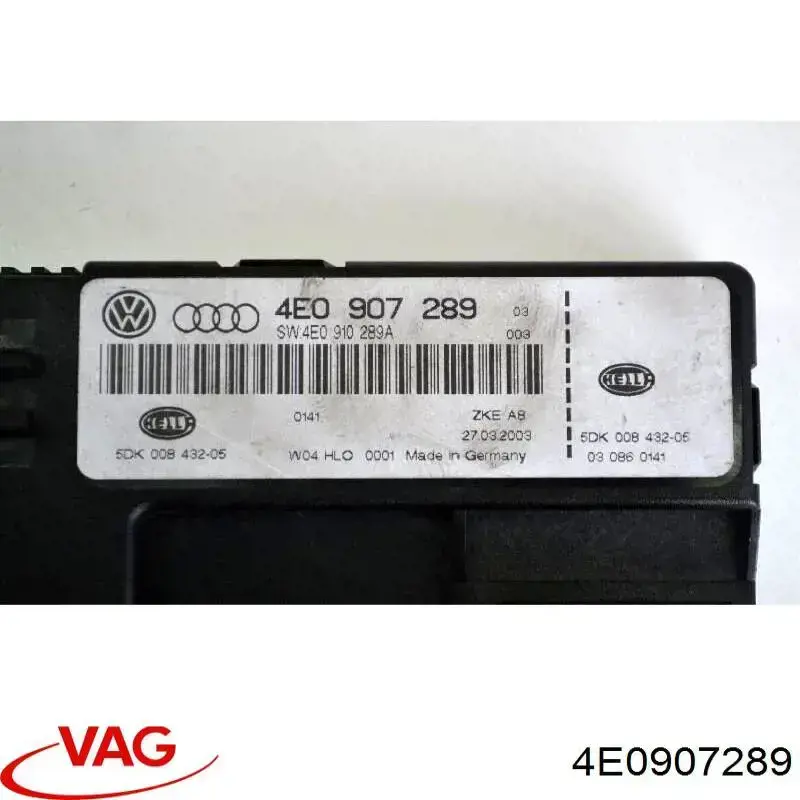 Unidade de conforto VAG 4E0907289 preço, a partir de 59,69 USD