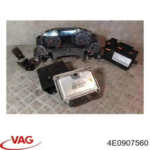 4E0907560 VAG Módulo de direção (Centralina eletrônica) de motor
