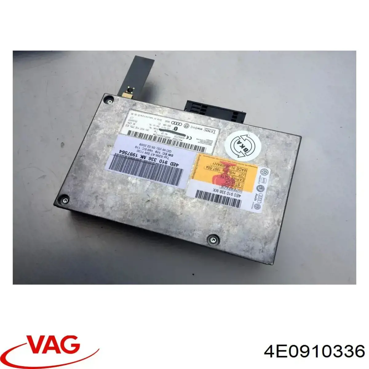 4E0910336 VAG Unidade de controlo Bluetooth