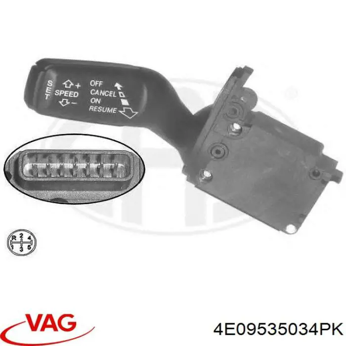 Comutador direito instalado na coluna da direção VAG 4E09535034PK preço, a partir de 72,68 USD