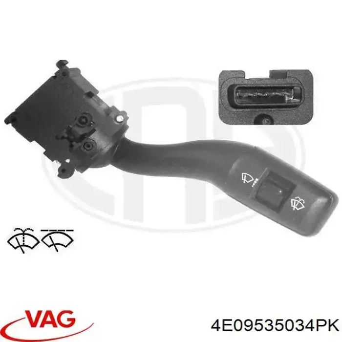 4E09535034PK VAG Comutador direito instalado na coluna da direção
