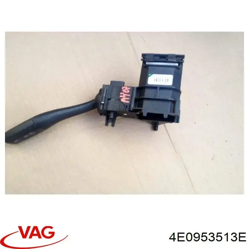 4E0953513E VAG Comutador esquerdo instalado na coluna da direção