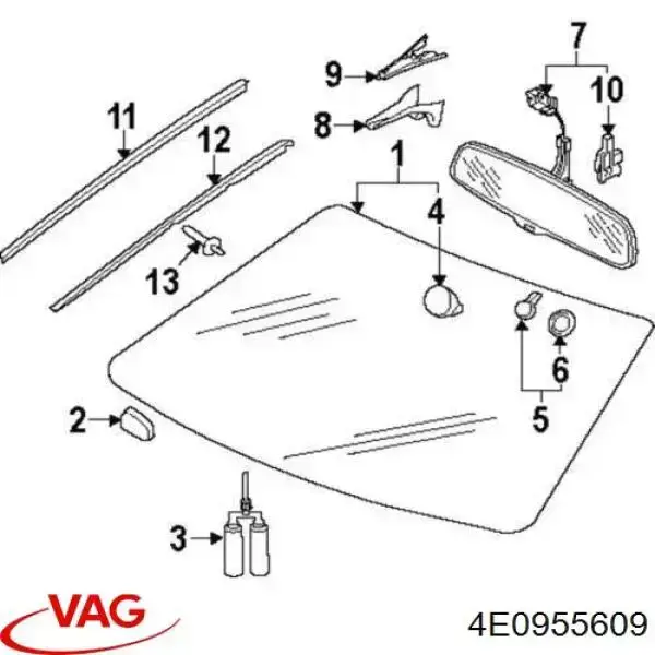 Chapa de sensor de chuva VAG 4E0955609 preço, a partir de 52,28 USD