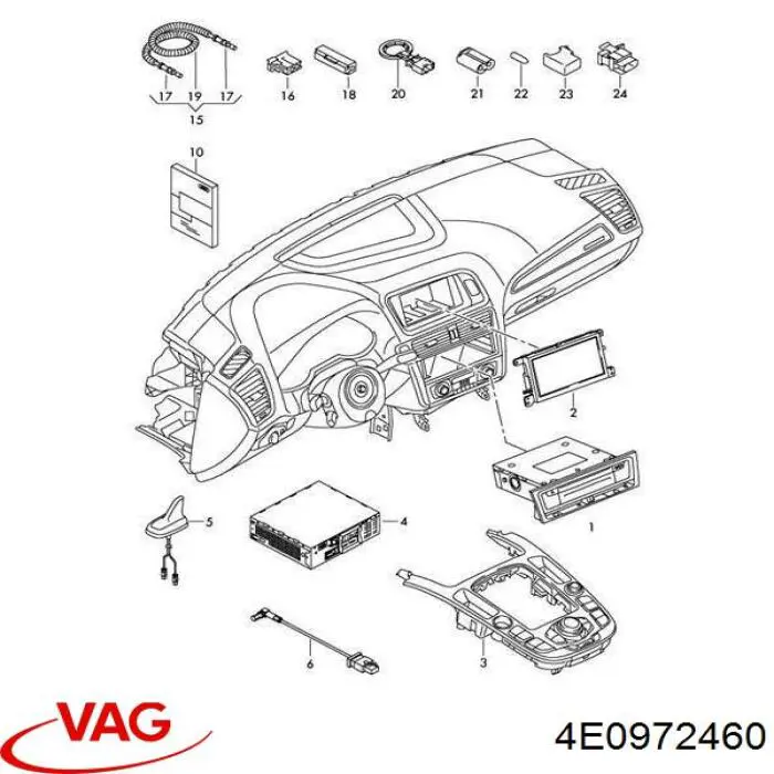  VAG 4E0972460 preço, a partir de 80,29 USD