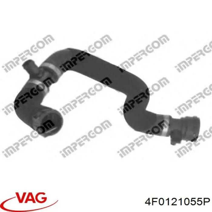 Mangueira (cano derivado) inferior do radiador de esfriamento VAG 4F0121055P preço, a partir de 39,40 USD