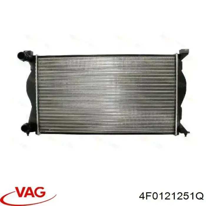 4F0121251Q VAG Radiador de esfriamento de motor