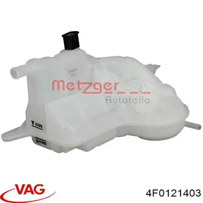 4F0121403 VAG Tanque de expansão do sistema de esfriamento