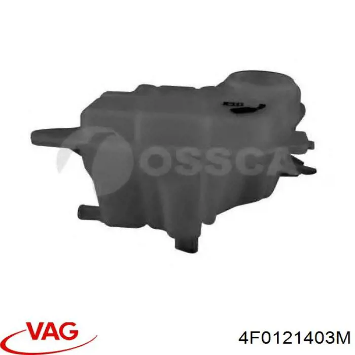 4F0121403M VAG Tanque de expansão do sistema de esfriamento