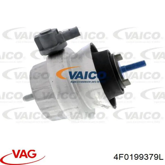 4F0199379L VAG Coxim (suporte) esquerdo de motor