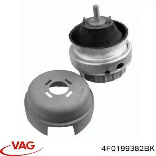 4F0199382BK VAG Coxim (suporte) direito de motor