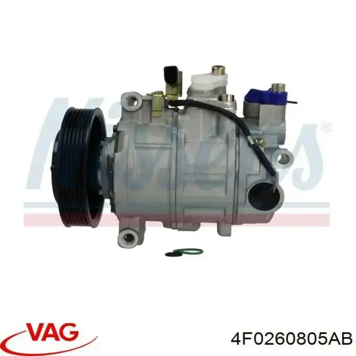 4F0260805AB VAG Compressor de aparelho de ar condicionado