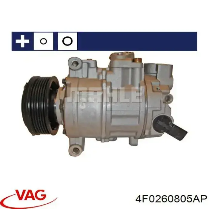 Compre 4F0260805AP VAG Compressor de aparelho de ar condicionado