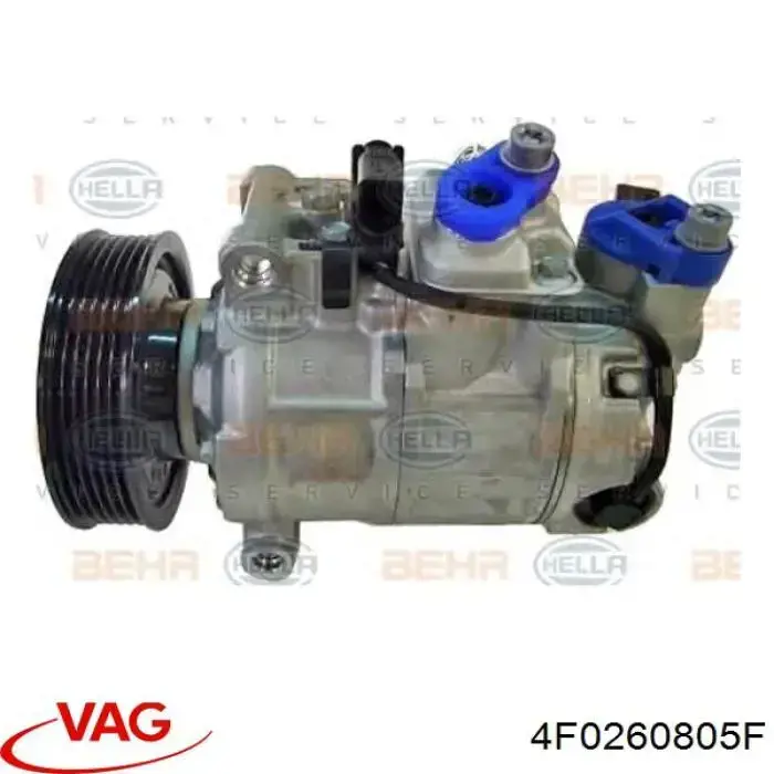 4F0260805F VAG Compressor de aparelho de ar condicionado