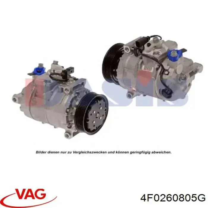 Compressor de aparelho de ar condicionado VAG 4F0260805G preço, a partir de 146,42 USD