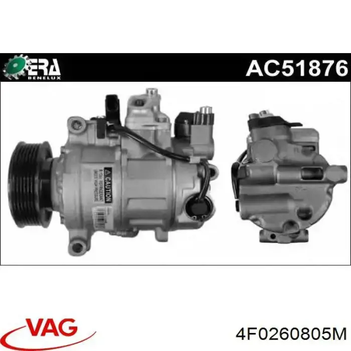 4F0260805M VAG Compressor de aparelho de ar condicionado