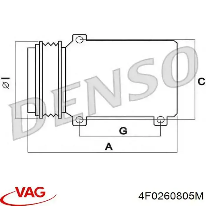 Compressor de aparelho de ar condicionado VAG 4F0260805M preço, a partir de 379,07 USD