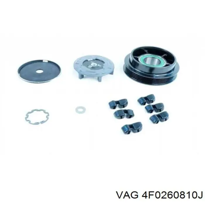 4F0260810J VAG Polia do compressor de aparelho de ar condicionado