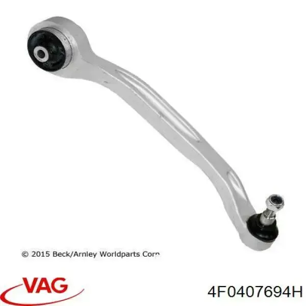 Braço oscilante inferior direito de suspensão dianteira VAG 4F0407694H preço, a partir de 75,04 USD