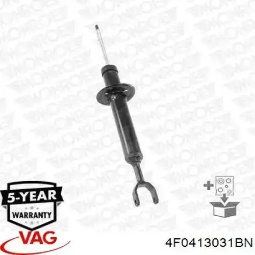 Compre 4F0413031BN VAG Amortecedor dianteiro