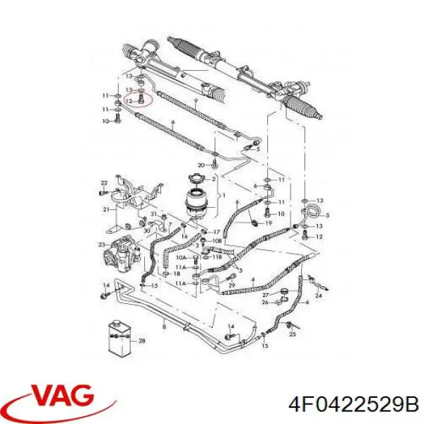  VAG 4F0422529B preço, a partir de 34,11 USD