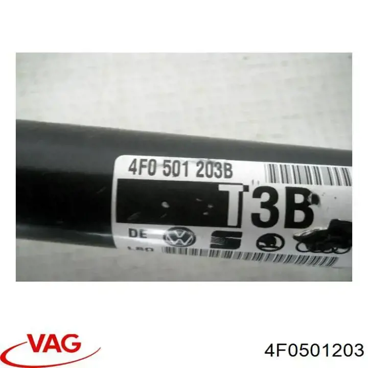 4F0501203X VAG Semieixo traseiro