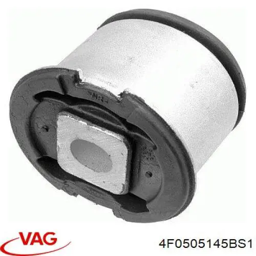 Bloco silencioso de viga traseira (de plataforma veicular) 4F0505145BS1 VAG