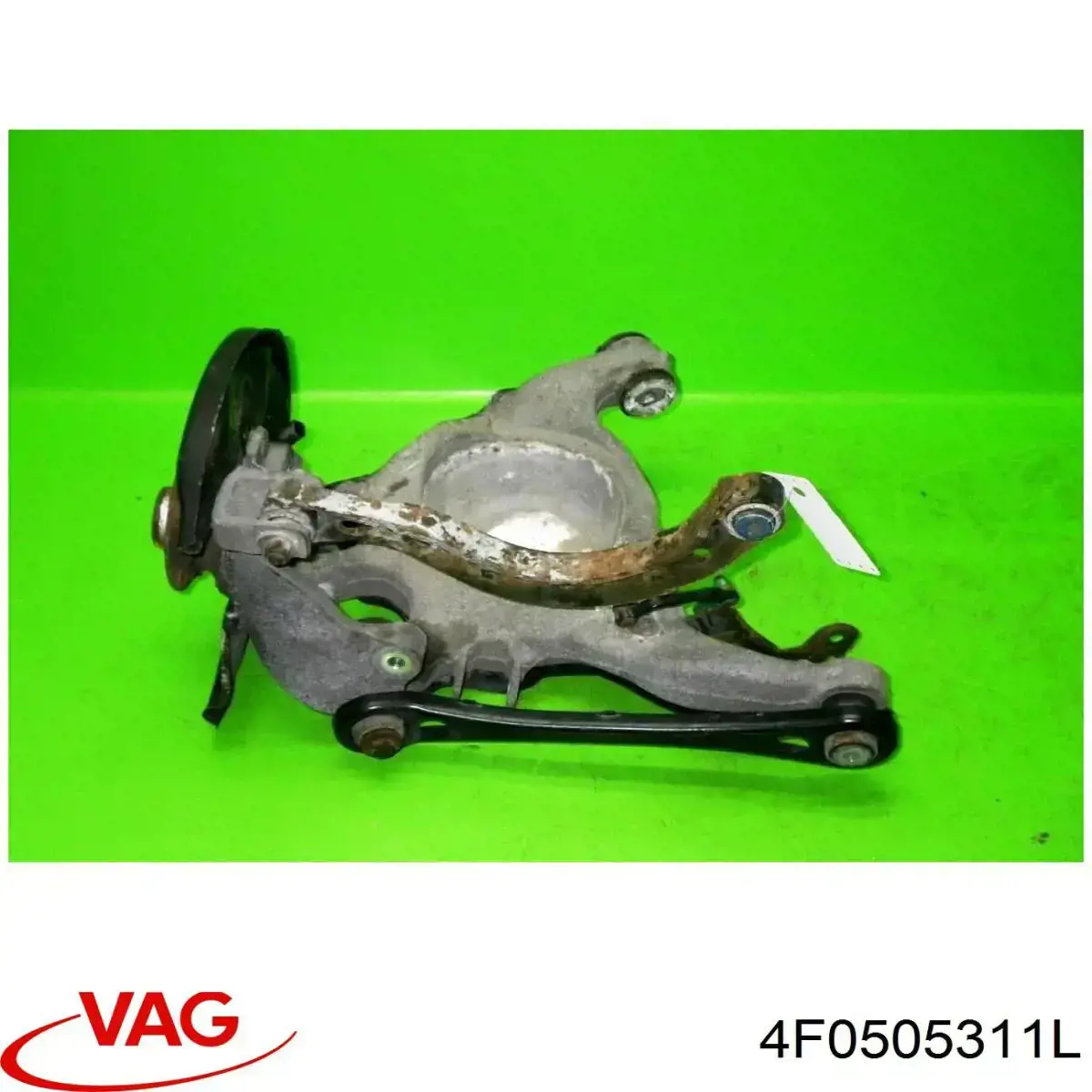 4F0505311L VAG Braço oscilante inferior esquerdo de suspensão traseira