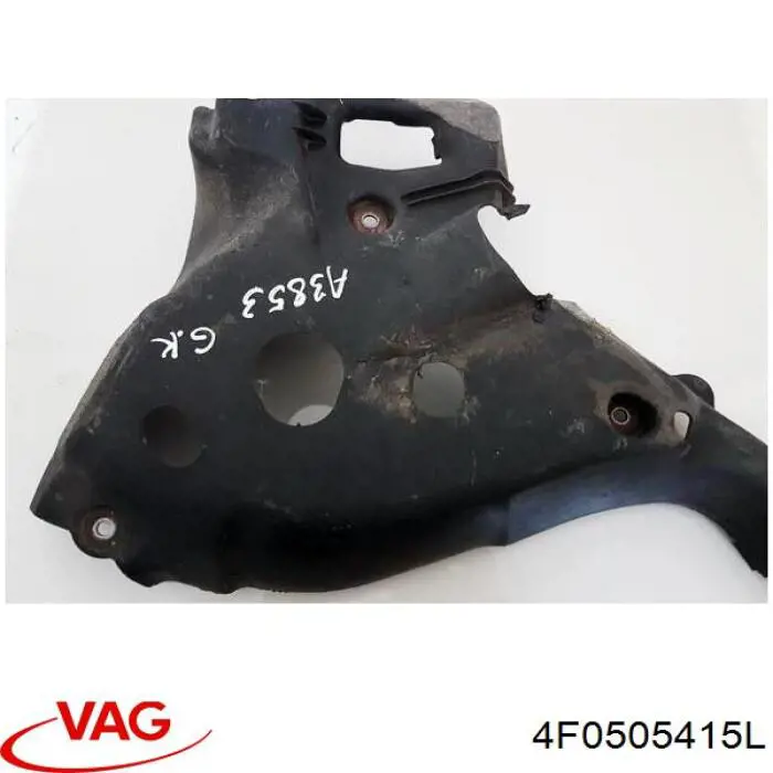 4F0505415L VAG Proteção do braço inferior traseiro