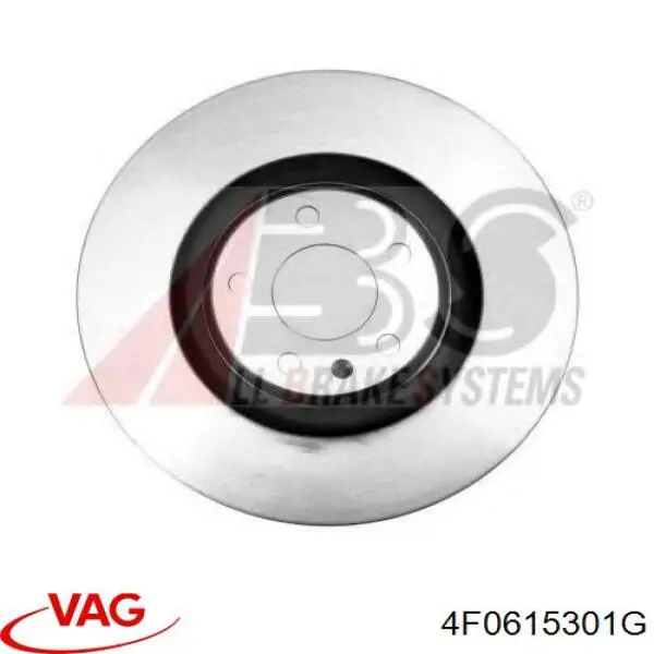 Compre 4F0615301G VAG Disco do freio dianteiro