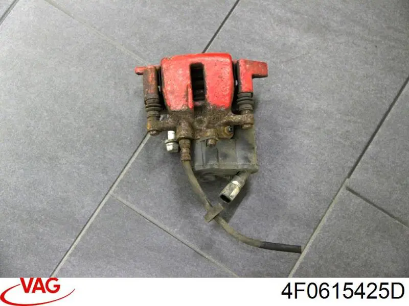 Compre 4F0615425D VAG Braçadeira do freio de suporte traseiro