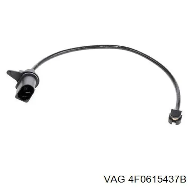 Sensor dianteiro de desgaste das sapatas do freio 4F0615437B VAG