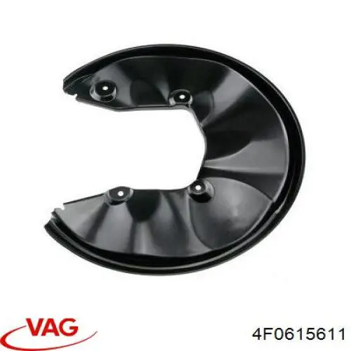 Proteção esquerda do freio de disco traseiro VAG 4F0615611 preço, a partir de 30,55 USD