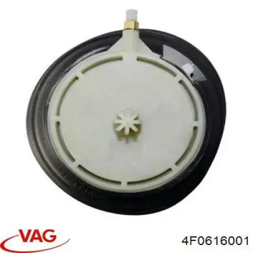 4F0616001 VAG Coxim pneumático (suspensão de lâminas pneumática) do eixo traseiro