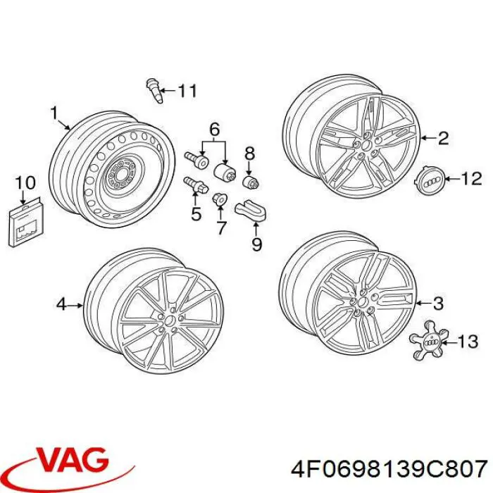 4F0698139C807 VAG 