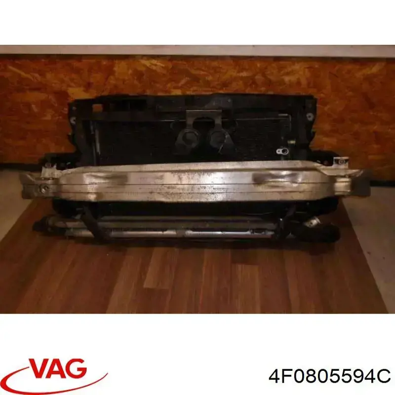 Compre 4F0805594C VAG Suporte do radiador montado (painel de montagem de fixação das luzes)