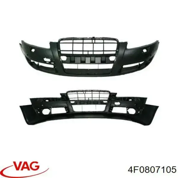 4F0807105 VAG Pára-choque dianteiro