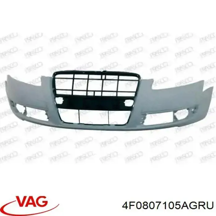 Pára-choque dianteiro VAG 4F0807105AGRU preço, a partir de 191,54 USD