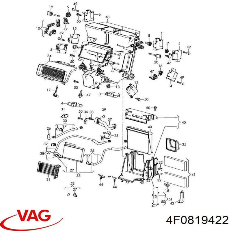 VAG 4F0819422 preço, a partir de 30,01 USD