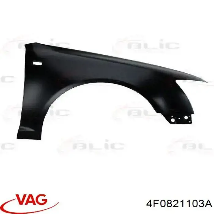 Pára-lama dianteiro esquerdo VAG 4F0821103A preço, a partir de 152,41 USD