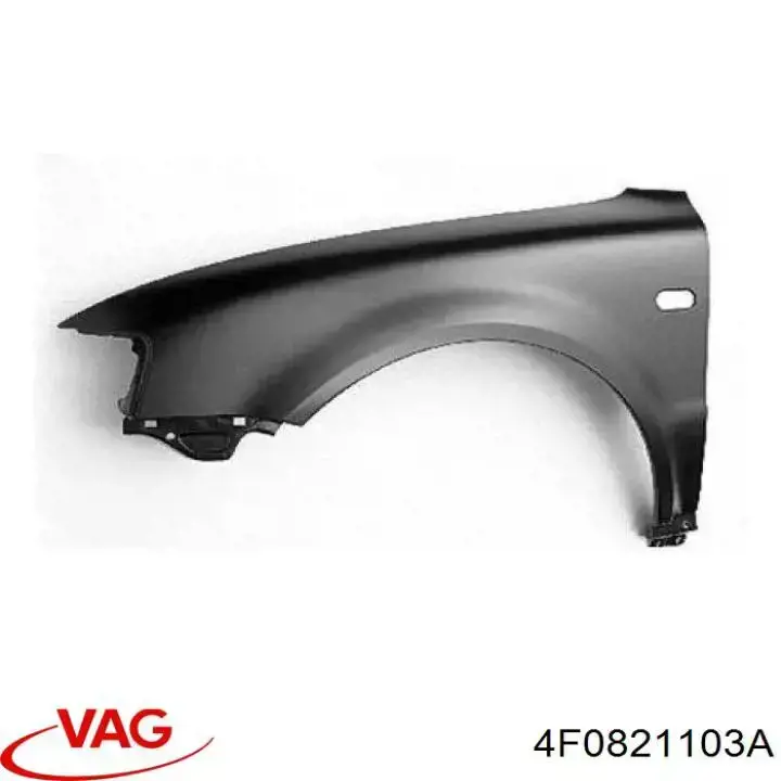 Compre 4F0821103A VAG Pára-lama dianteiro esquerdo