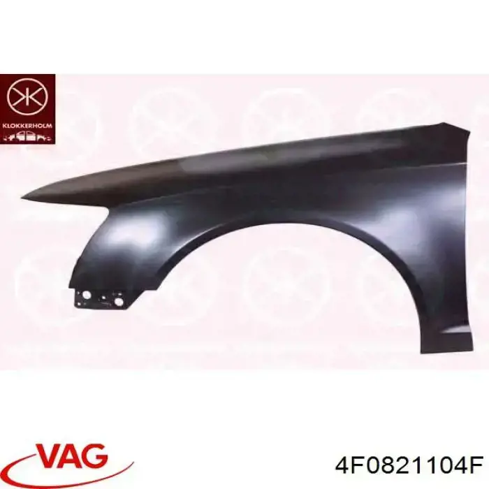 4F0821104F VAG Pára-lama dianteiro direito