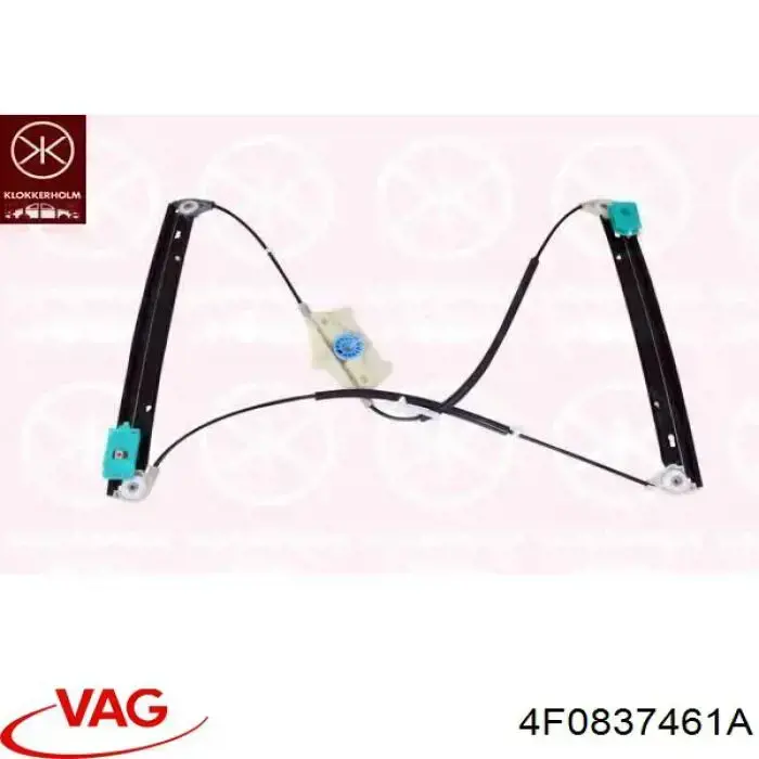 Mecanismo de acionamento de vidro da porta dianteira esquerda VAG 4F0837461A preço, a partir de 57,96 USD