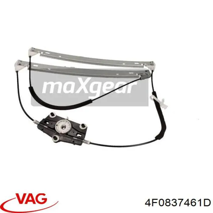 Mecanismo de acionamento de vidro da porta dianteira esquerda VAG 4F0837461D preço, a partir de 49,37 USD