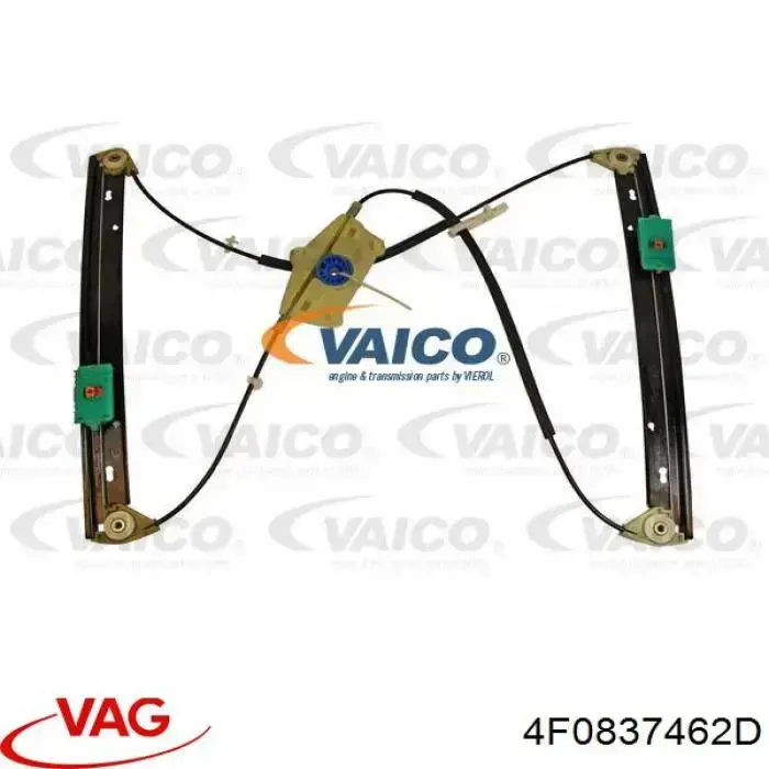4F0837462D VAG Mecanismo de acionamento de vidro da porta dianteira direita