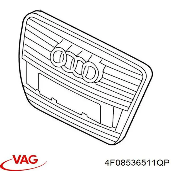 Grelha do radiador VAG 4F08536511QP preço, a partir de 155,99 USD