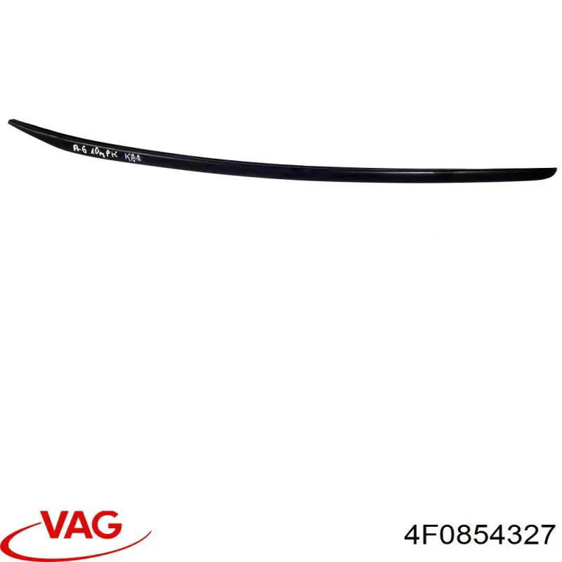 4F0854327 VAG Moldura esquerda de pára-brisas