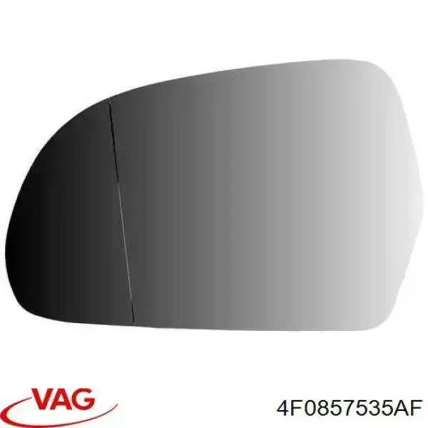 Elemento espelhado do espelho de retrovisão esquerdo VAG 4F0857535AF preço, a partir de 26,19 USD