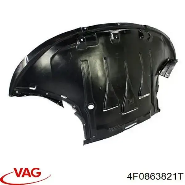 4F0863821T VAG Proteção de motor dianteira