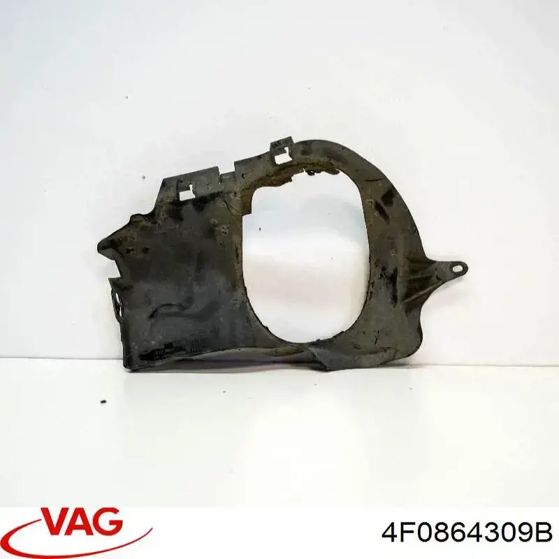 4F0864309B VAG Proteção de motor esquerdo